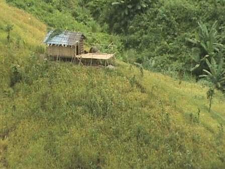 Chittagong Hill Tracts is sparsely populated with isolated dwellings.