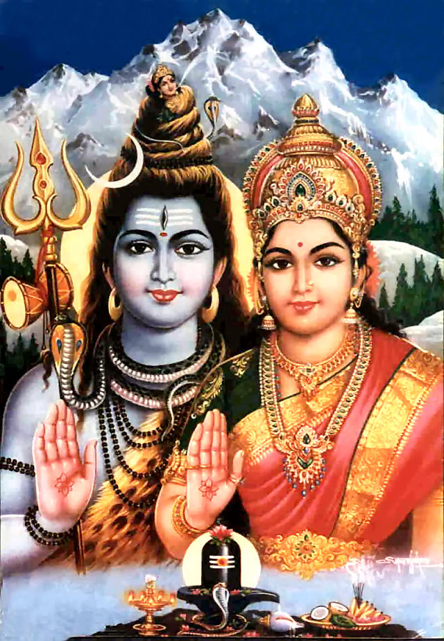 Lord Shiva and Goddess Parvati- Spiritualism-The Victory over Death