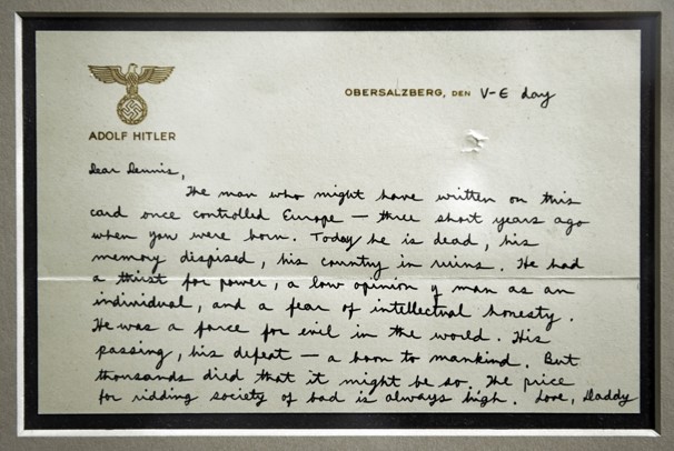 Whole Dude - Whole Spy: This World War II era letter from Richard Helms to his young son Daniel reveals the long history of meritorious service rendered by Helms since the time he served in the wartime Office of Strategic Services.