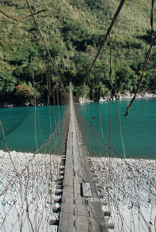 Special Frontier Force - Lohit River: This bridge swings in the air and is commonly called "JHULA" which refers to the swing found in recreational parks and playgrounds.