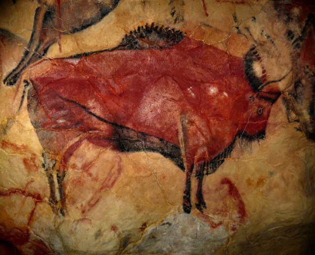 SPIRITUALITY SCIENCE - THE STATUS OF MAN: THE EVIDENCE OF PRECISION GRIP. CAVE PAINTINGS OF ALTAMIRA, SPAIN, c. 14,000-c. 9500 B.C.