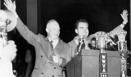 SPECIAL FRONTIER FORCE CONFIRMS NIXON'S VIETNAM TREASON: PRESIDENT RICHARD M NIXON'S VIETNAM TREASON MUST BE TRACED BACK TO 1953. FOR TWO CONSECUTIVE TERMS, FROM 1953 TO 1960, NIXON SERVED AS VICE PRESIDENT DURING EISENHOWER'S PRESIDENCY.