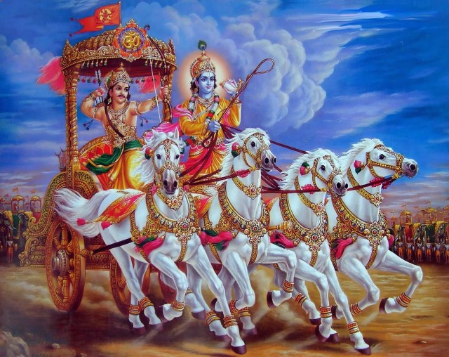 THE ART OF SPIRITUAL LIVING : INDIAN TRADITION USES THE ANALOGY OF CHARIOT TO EXPLAIN THE HIERARCHICAL RELATIONSHIP BETWEEN INERT MATTER, BODY, SENSES, MIND, INTELLECT THAT CAN HELP TO CONTROL THE HORSES CALLED DESIRES.