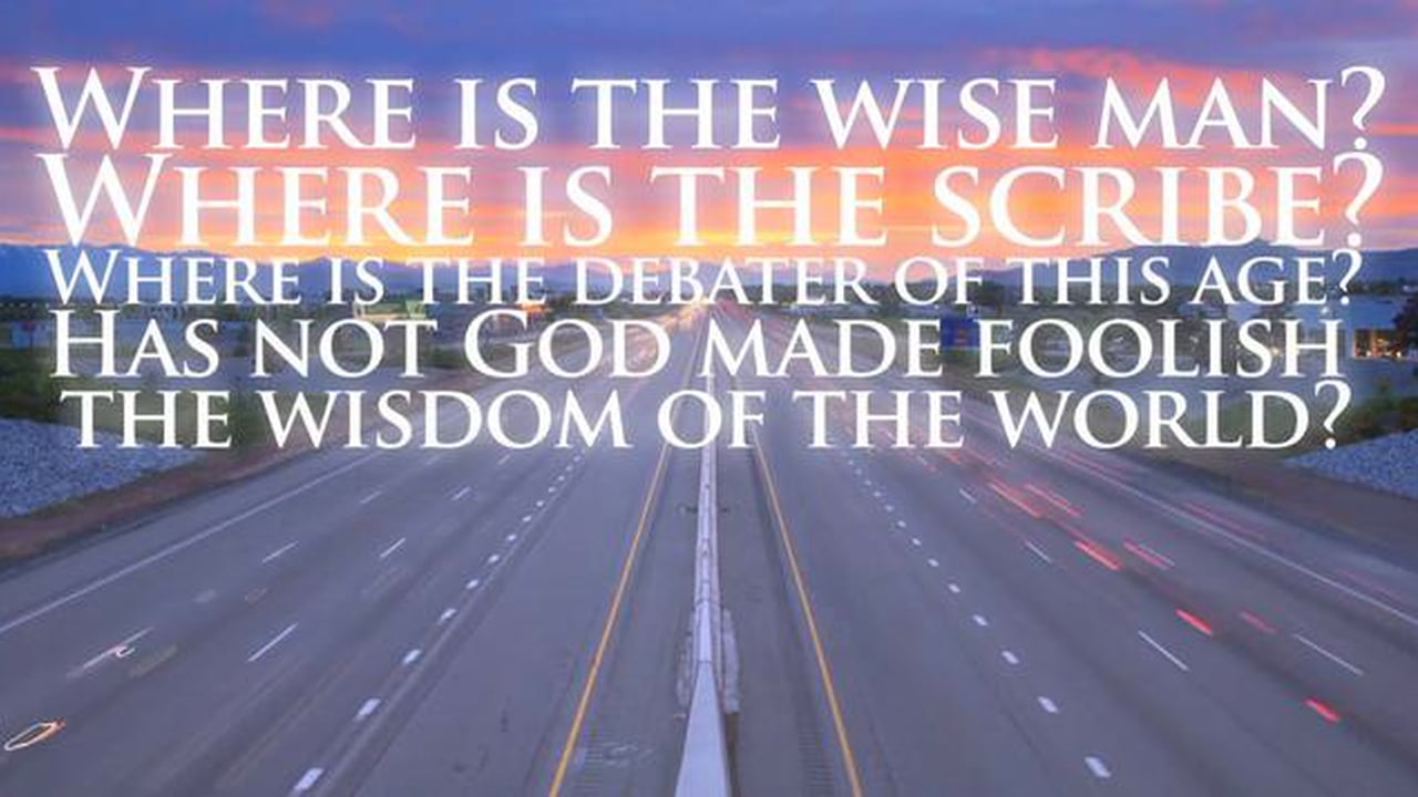 NEW YEAR GREETINGS - WISDOM TO GUIDE IN 2016. WISDOM FROM 1 CORINTHIANS, CHAPTER 1, VERSE 20.