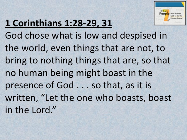 THE WISDOM AND POWER OF GOD. NEW YEAR GREETINGS - WISDOM TO GUIDE IN 2016. I SEEK WISDOM FROM 1 CORINTHIANS, CHAPTER 1, VERSES 28 & 29.