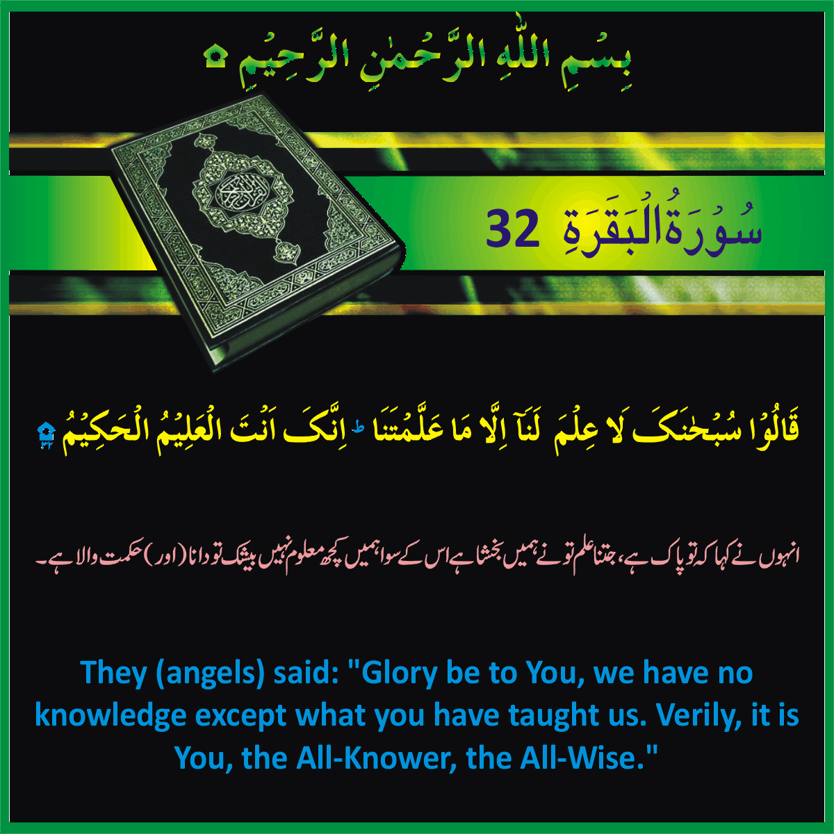 Evidence from Quran: Surah Al-Baqarah (Verse 33) Ilm e Ghaib